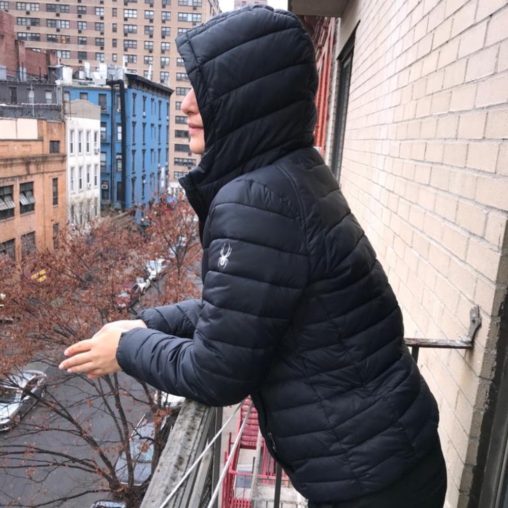 Spyder women's Hooded Puffer Jacket